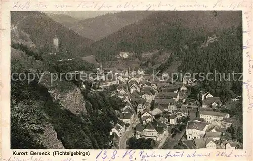 AK / Ansichtskarte Berneck Fichtelgebirge Burg Panorama Kat. Bad Berneck