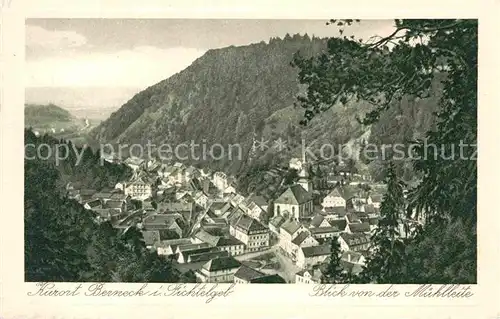 AK / Ansichtskarte Berneck Fichtelgebirge Panorama Blick von Muehlleite Kat. Bad Berneck