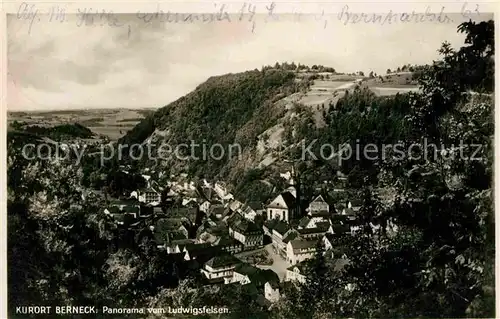 AK / Ansichtskarte Berneck Fichtelgebirge Panorama vom Ludwigsfelsen Kat. Bad Berneck