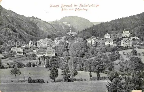 AK / Ansichtskarte Berneck Fichtelgebirge Blick vom Galgenberg  Kat. Bad Berneck