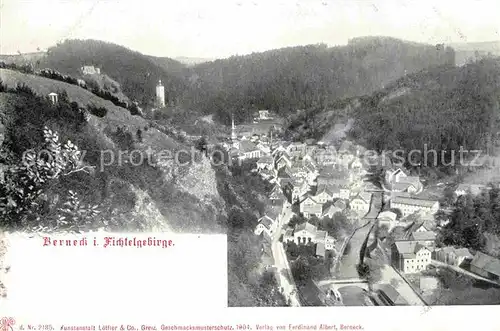 AK / Ansichtskarte Berneck Fichtelgebirge Panorama Kat. Bad Berneck