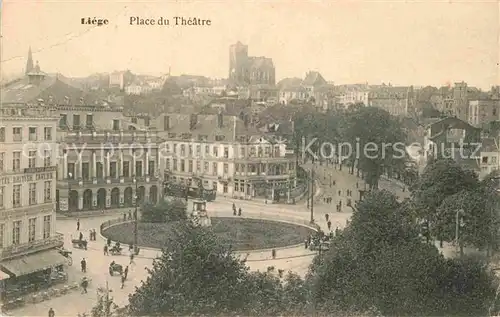 AK / Ansichtskarte Liege Luettich Theaterplatz Kat. Luettich