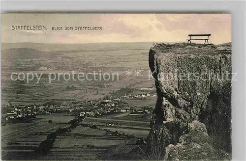 AK / Ansichtskarte Staffelstein Staffelberg Panorama Kat. Bad Staffelstein