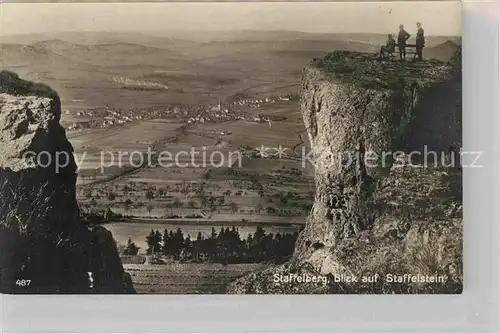 AK / Ansichtskarte Staffelberg Staffelstein Panorama Kat. Bad Staffelstein