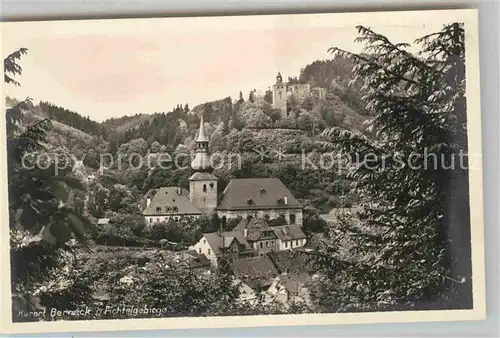 AK / Ansichtskarte Berneck Fichtelgebirge Kirche Burg Kat. Bad Berneck