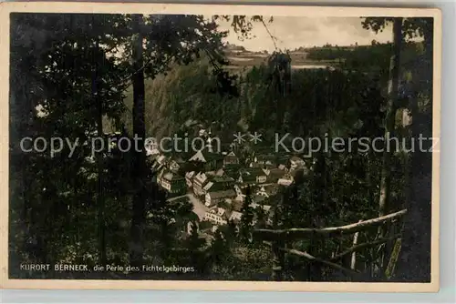 AK / Ansichtskarte Berneck Fichtelgebirge Panorama Kat. Bad Berneck