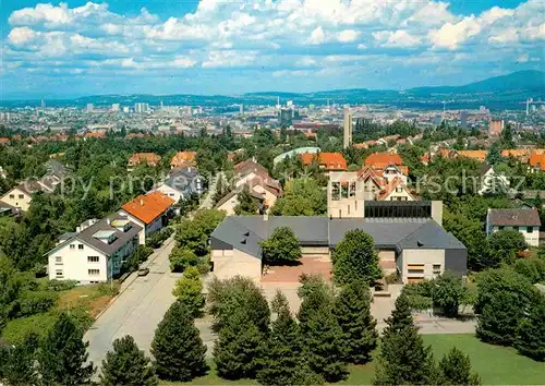 AK / Ansichtskarte Basel BS Fliegeraufnahme Bruderholz mit Stadtpanorama Kat. Basel