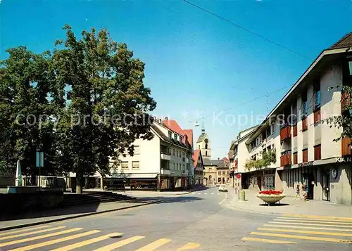 AK / Ansichtskarte Riehen Schmiedgasse mit Dorfkirche Kat. Riehen