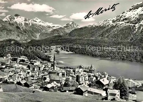 AK / Ansichtskarte St Moritz GR Panorama Kat. St Moritz