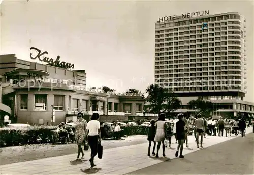 AK / Ansichtskarte Warnemuende Ostseebad Hotel Neptun und Kurhaus Kat. Rostock