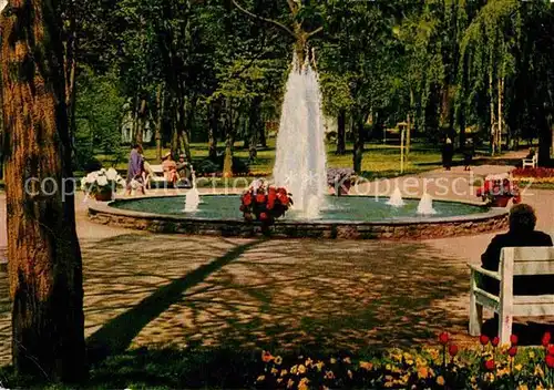 AK / Ansichtskarte Bad Mergentheim Fontaenenbrunnen im Kurpark Kat. Bad Mergentheim