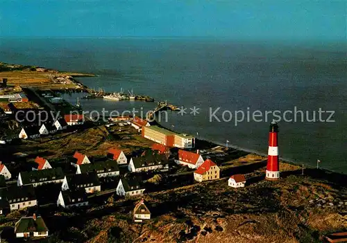 AK / Ansichtskarte Hoernum Sylt Fliegeraufnahme Leuchtturm Kat. Hoernum (Sylt)