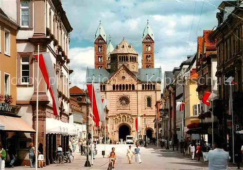 AK / Ansichtskarte Speyer Rhein Kaiserdom Westseite Kat. Speyer