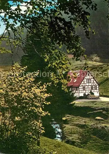 AK / Ansichtskarte Enzkloesterle Wanderheim des Schwarzwaldvereins Broetzingen Kat. Enzkloesterle