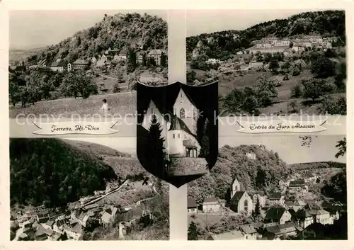 AK / Ansichtskarte Ferrette Haut Rhin Panorama Jura Alsacien Eglise Kat. Ferrette