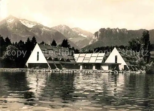 AK / Ansichtskarte Gwatt Heimstaette Tagung und Studienzentrum Thunersee Alpen Kat. Gwatt