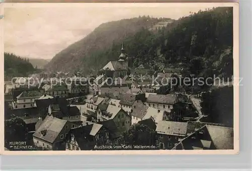 AK / Ansichtskarte Berneck Fichtelgebirge Blick vom Cafe Wallenrode Kat. Bad Berneck