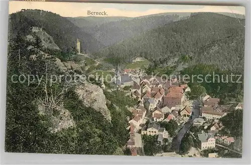 AK / Ansichtskarte Berneck Fichtelgebirge Panorama Kat. Bad Berneck