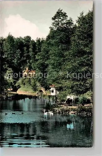 AK / Ansichtskarte Berneck Fichtelgebirge Kuranlage Kolonnade Kat. Bad Berneck