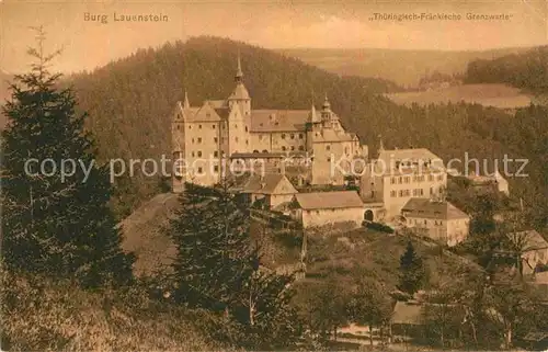 AK / Ansichtskarte Lauenstein Oberfranken Burg Lauenstein Kat. Ludwigsstadt