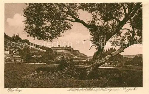 AK / Ansichtskarte Wuerzburg Festung Kaeppele Kat. Wuerzburg