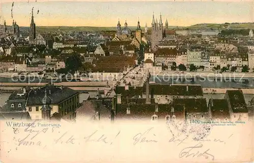 AK / Ansichtskarte Wuerzburg Panorama Kat. Wuerzburg