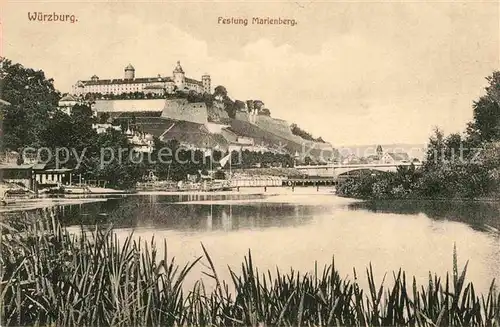 AK / Ansichtskarte Wuerzburg Festung Marienberg Kat. Wuerzburg