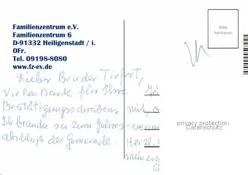 AK / Ansichtskarte Heiligenstadt Oberfranken Familienzentrum  Kat. Heiligenstadt i.OFr.