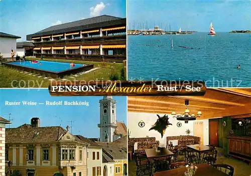 AK / Ansichtskarte Rust Burgenland Pension Alexander  Kat. Rust