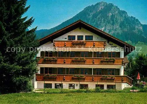 AK / Ansichtskarte Hindelang Gaestehaus Haus Katrin  Kat. Bad Hindelang