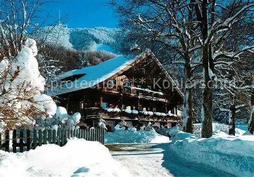 AK / Ansichtskarte Salzburg Oesterreich Romantikhotel Die Gersberg Alm  Kat. Salzburg