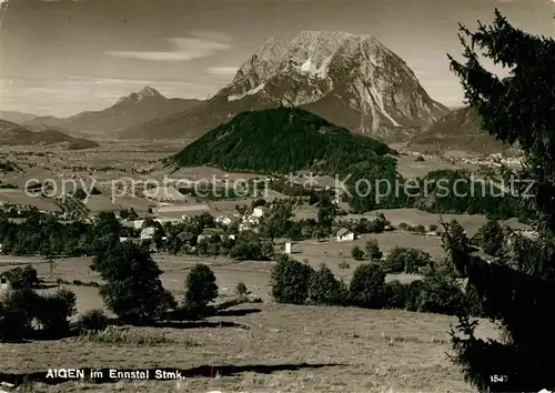 AK / Ansichtskarte Aigen Ennstal Steiermark Landschaftspanorama Alpen Kat. Aigen im Ennstal