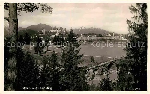 AK / Ansichtskarte Fuessen Allgaeu Lechsteg Kat. Fuessen