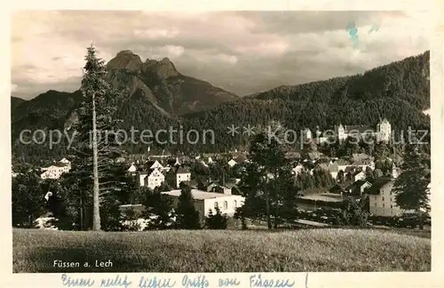 AK / Ansichtskarte Fuessen Allgaeu Teilansicht  Kat. Fuessen