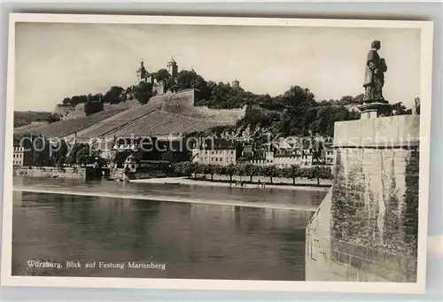 AK / Ansichtskarte Wuerzburg Festung Marienberg Kat. Wuerzburg