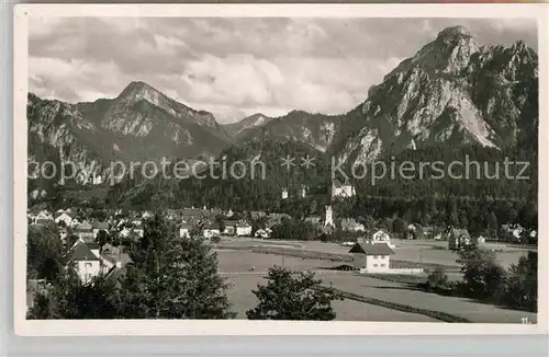 AK / Ansichtskarte Fuessen Allgaeu Panorama  Kat. Fuessen