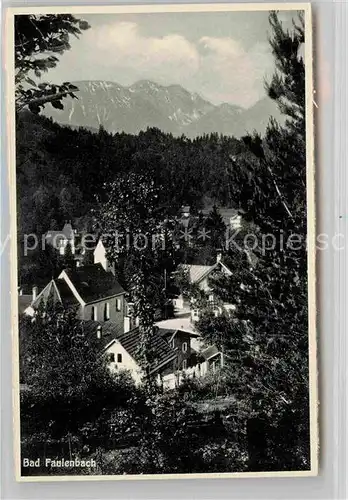 AK / Ansichtskarte Bad Faulenbach Teilansicht  Kat. Fuessen