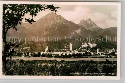 AK / Ansichtskarte Fuessen Allgaeu Teilansicht  Kat. Fuessen