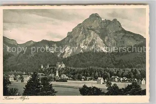 AK / Ansichtskarte Fuessen Allgaeu Teilansicht  Kat. Fuessen