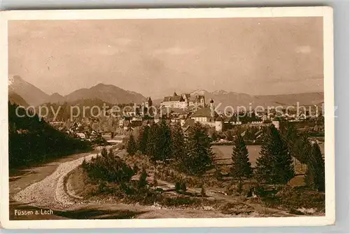 AK / Ansichtskarte Fuessen Allgaeu Hohes Schloss Kloster Sankt Mang  Kat. Fuessen