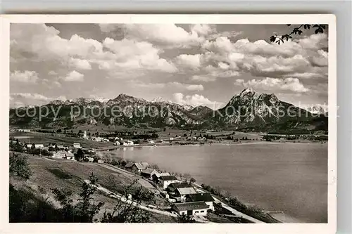 AK / Ansichtskarte Hopfen See Panorama Ammergauer Alpen  Kat. Fuessen