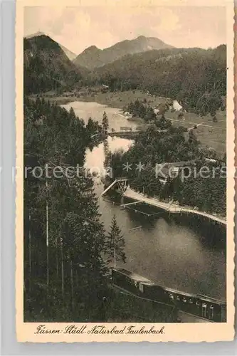 AK / Ansichtskarte Bad Faulenbach Staedtisches Naturbad Kat. Fuessen