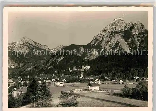 AK / Ansichtskarte Fuessen Allgaeu Hohes Schloss Saeuling Kat. Fuessen