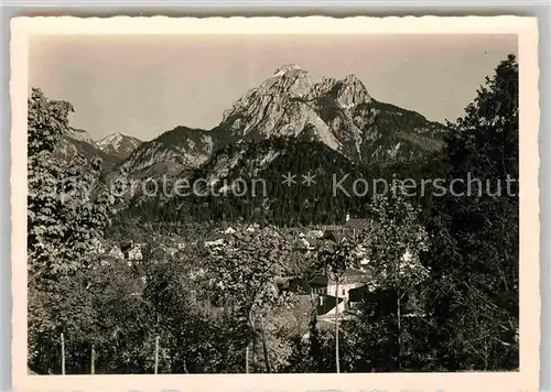 AK / Ansichtskarte Fuessen Allgaeu Saeuling Kat. Fuessen