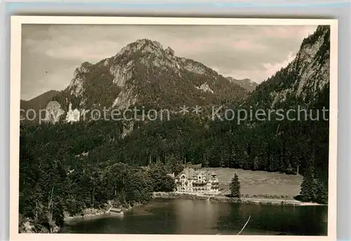 AK / Ansichtskarte Hohenschwangau Alpsee Kat. Schwangau