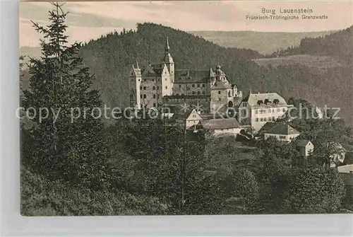 AK / Ansichtskarte Lauenstein Oberfranken Burg Lauenstein Kat. Ludwigsstadt