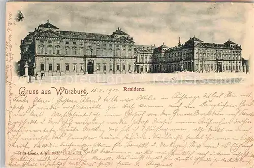 AK / Ansichtskarte Wuerzburg Residenz Kat. Wuerzburg