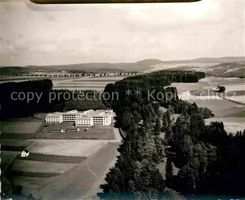 AK / Ansichtskarte Bad Steben Sanatorium Fliegeraufnahme Kat. Bad Steben