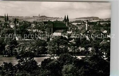 AK / Ansichtskarte Hof Saale Panorama Kat. Hof