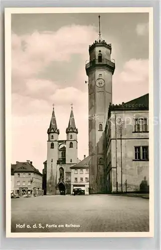 AK / Ansichtskarte Hof Saale Rathaus Kat. Hof